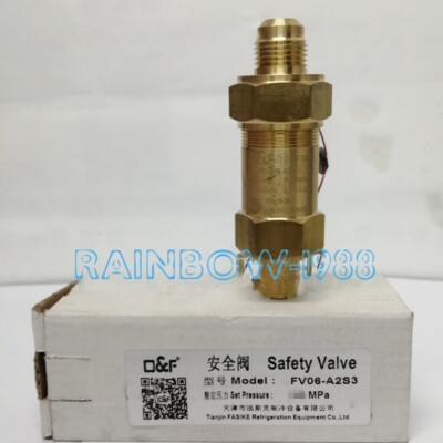 FOR OF Refrigeration Reservoir Safety Valve FV06-A2S3 1/4NPT 2.8Map DN8 OD12mm