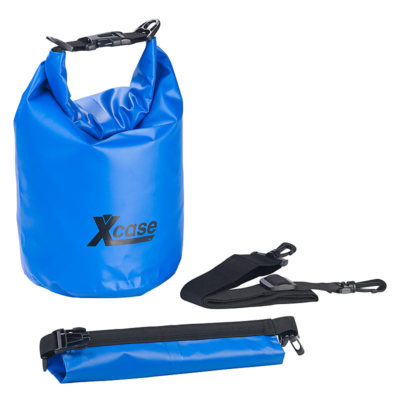 Xcase 3er-Set Wasserdichte Packsäcke aus LKW-Plane, 51020 Liter, blau