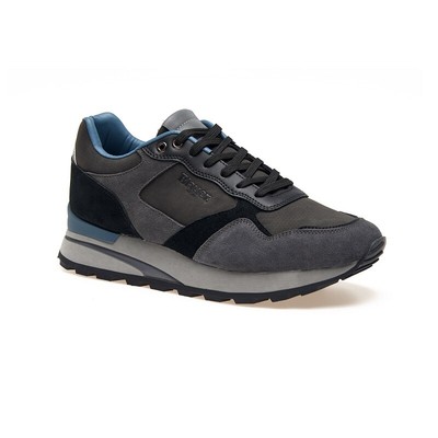 

Мужская обувь Кроссовки BLAUER Leather And Suede F3MARS03 / Nus Dark Grey Black I20