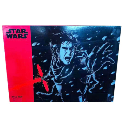 Star Wars Kylo Ren Unmasked 6 inch Black Series TBS 2016 SDCC Deluxe Set