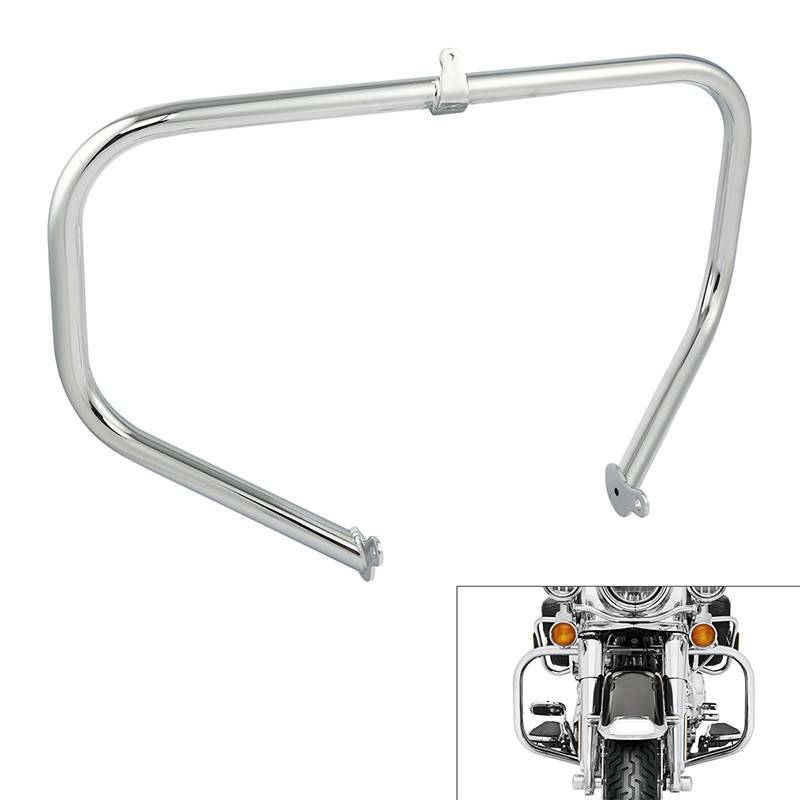 Highway Engine Guard Crash Bar Footpeg Fit For Harley Electra Street Glide 09-23