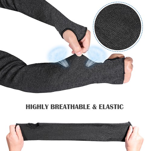 Cut Proof Cut Heat Resistant Sleeves Gloves Outdoor Work Safety Protective Arm
