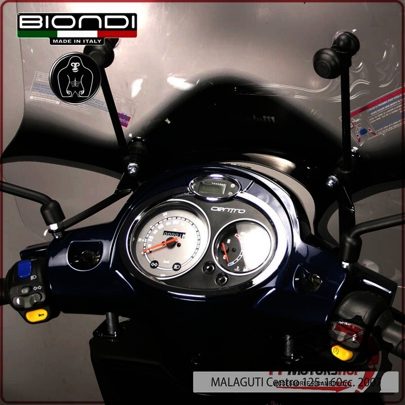 KIT ATTACCHI PARABREZZA SCOOTER PER MALAGUTI CENTRO 125/160 07> BIONDI 8500643