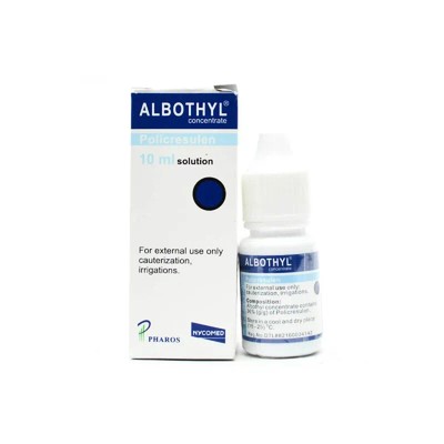 10 ml Albothyl Concentrate Policresulen Antitrichomonal/Candidal Agent Thrush