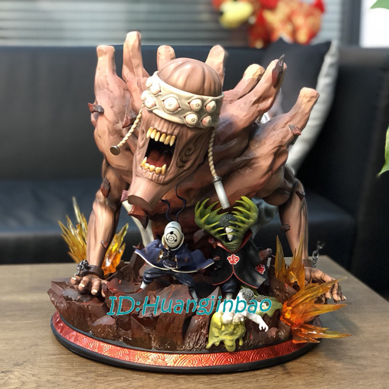 Naruto Uchiha Obito Zetsu Model Statue Painted GK Led Light Sculpture Collection eBay