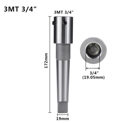 Magnetic Drill Annular Cutter Arbor MT2 MT3 to 3/4'' Weldon Shank for Drill-Use 