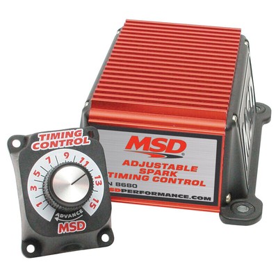 MSD Ignition Timing Control Box 8680; Adjustable Timing Control, 0-15 Degrees