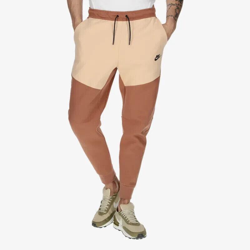

Мужские брюки-джоггеры Nike Tech Fleece Mineral Clay Onyx Beige Brown CU4495-215, Коричневый