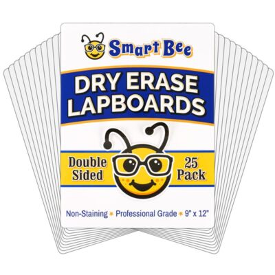 Dry Erase Boards for Classroom | 9x12 Inches Double-Sided St