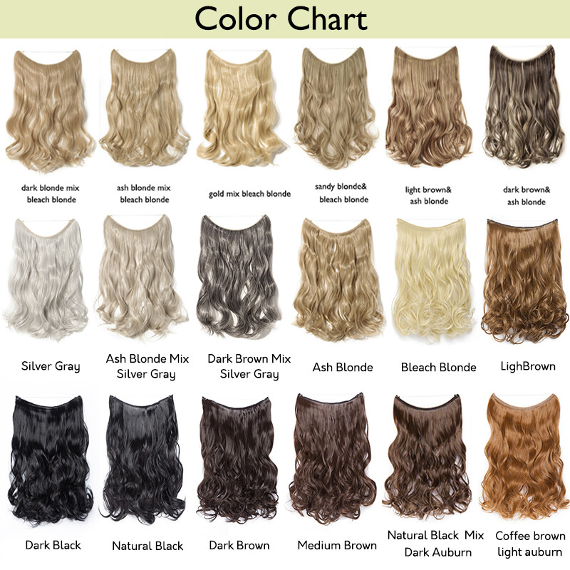 US Wire In Hair Extensions Elastic Band Secret Miracle Ring Real as Human Thick