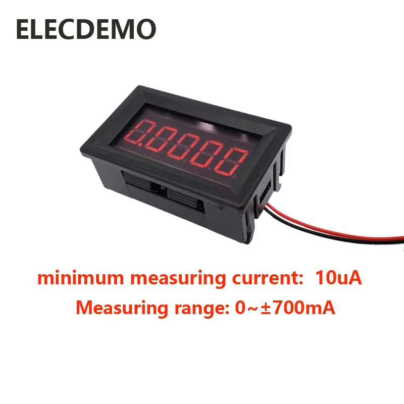 5-bit high-precision DC digital display digital milliamp microampere ammeter hea
