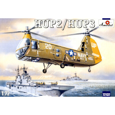 AMODEL 72137 HUP-2/HUP-3 USAF helicopter Scale 1/72 - Plastic model kit