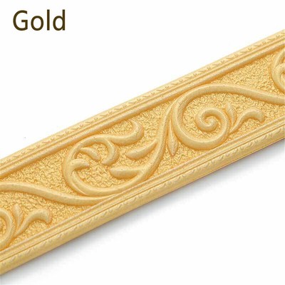 3D Wall Trim Waist Line Skirting Border Sticker Waterproof Self-Adhesive Strip