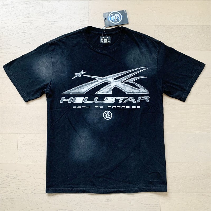 トップス Hellstar Studios Brain Helmet ClassicTee NEW Hell Studios star Brain Helmet Classic Tee collection