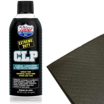 Lucas Oil CLP Aerosol Gun Cleaner Extreme Duty CLP 11oz  Can with Cleaning Pads