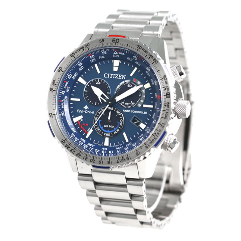 Pre-owned Citizen Promaster Sky Cb5000-50l Eco-drive Radio Watch Direct Flight From Japan
