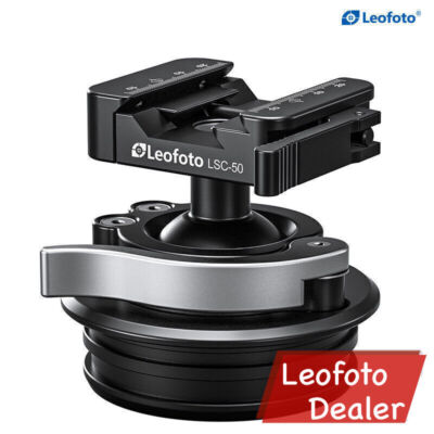 Leofoto STB-75 Lever Ballhead with integrated 75mm Bowl Adapter