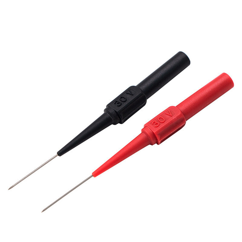 10PCS Multimeter Test Lead Back Probes Sharp Needle Micro Pin For ...