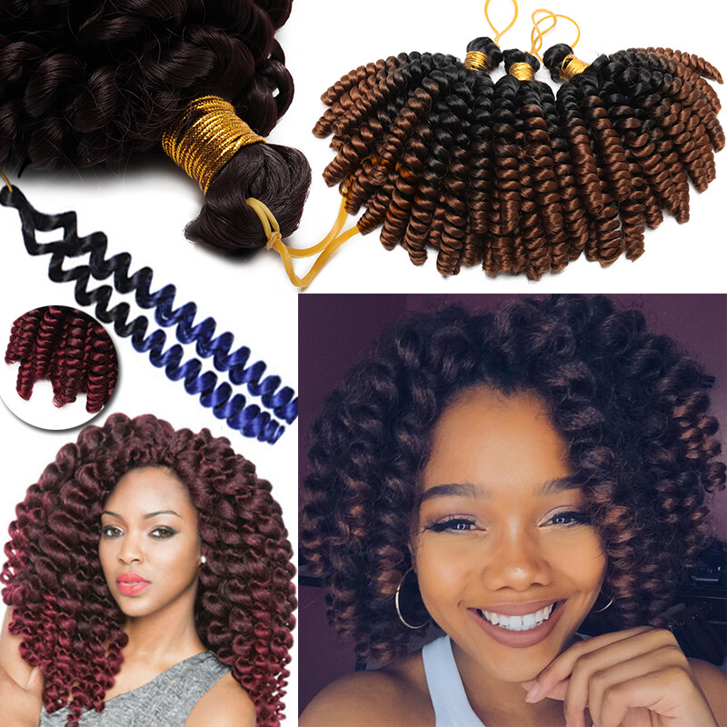 Jumpy Wand Curl Jamaican Bounce Curly Hair Twist Crochet Braids