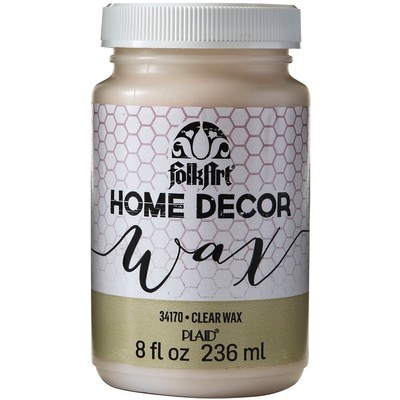 FolkArt Home Decor Wax 8Ounce 34170 Clear