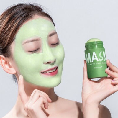 Matcha Mud Mask Deep Cleansing Pore Skin Care Improves Texture