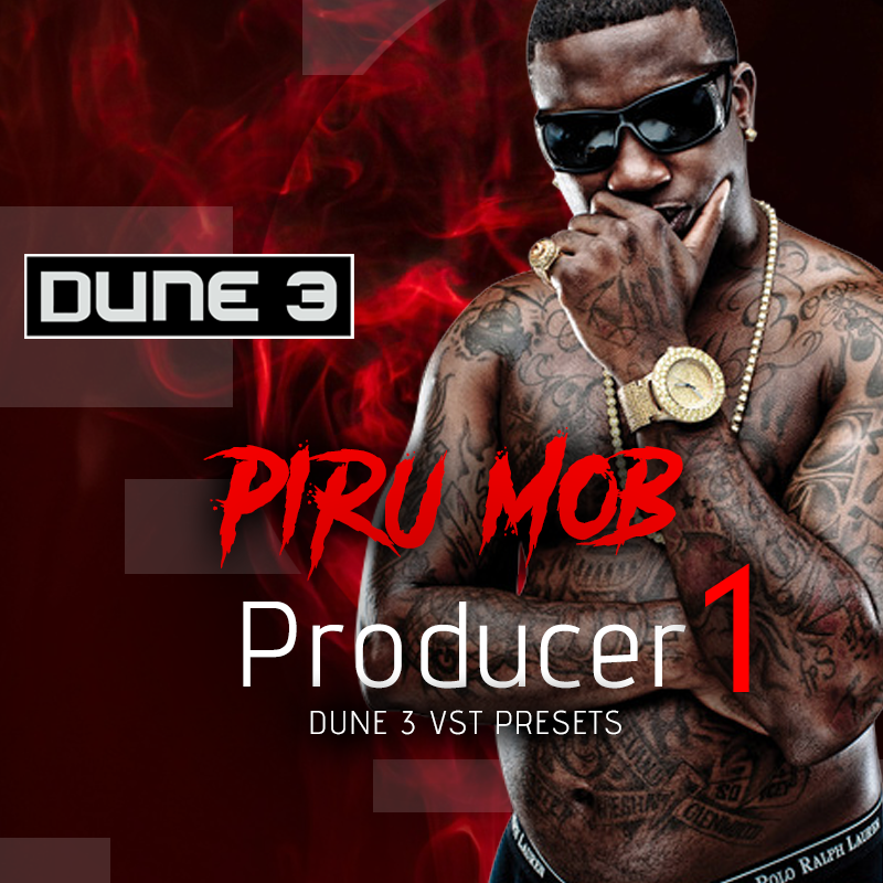 Dune 3 VST Trap Presets Bank - PIRU MOB PRODUCER 1 SOUND BANK