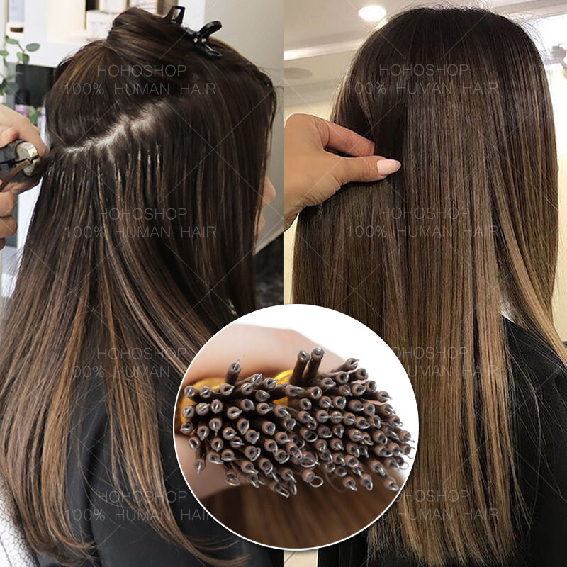 Thick Nano Ring Links 100 Remy Human Hair Extensions Micro Ring