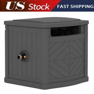 Hose Hideaway Hose Reel 150 Ft., Gray,USA Fast Free Ship Free Shipping New