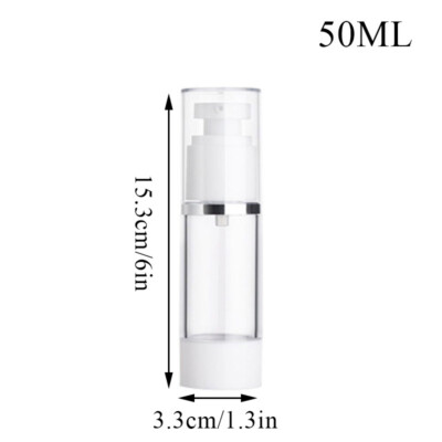 Refillable Bottle Shampoo Container Empty Plastic Vacuum Pump Bottle Makeup Tool