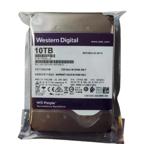 Used WD102PURX SATA 7.2K 6Gb/s 3.5