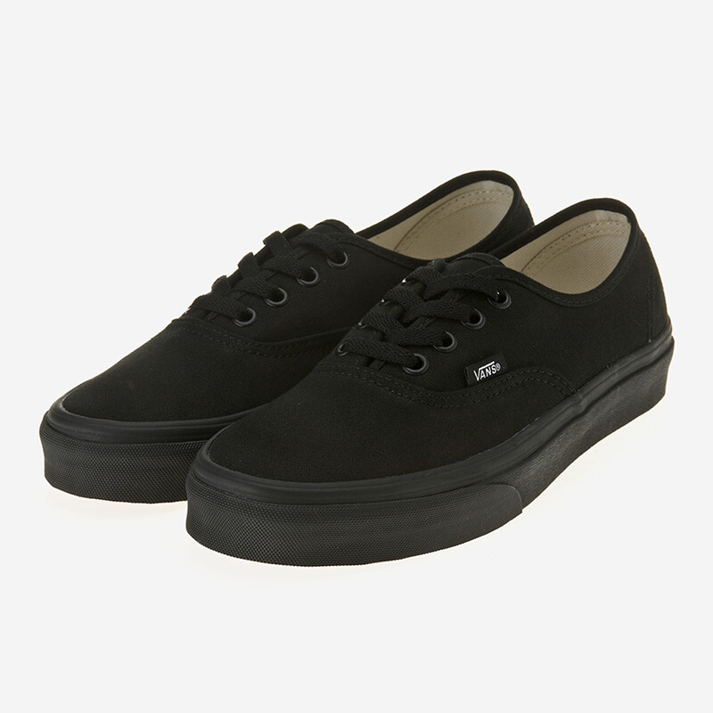 VANS Authentic VN000EE3BKA1 Black / Black Mens Womens Size