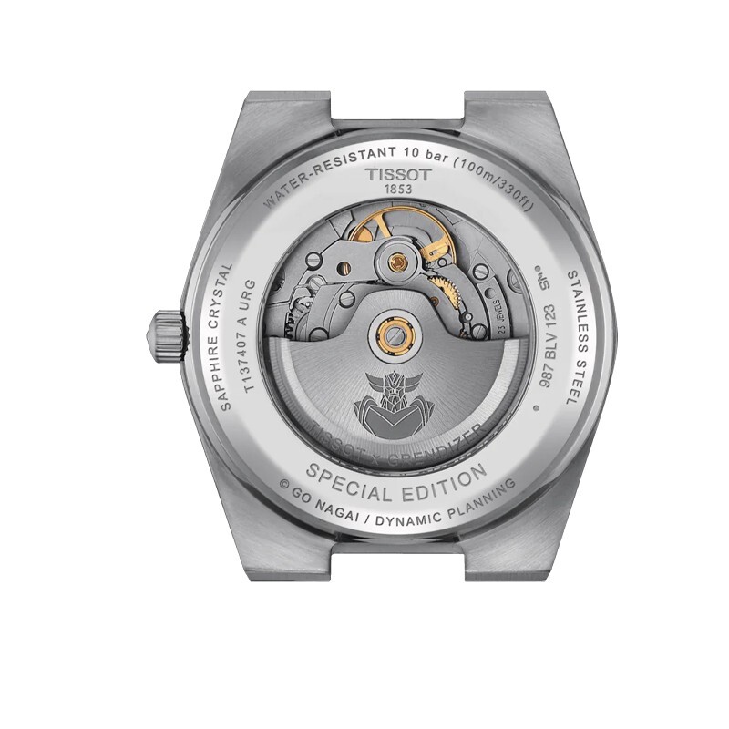 Pre-owned Tissot Prx Ufo Robot Grendizer Edition 40mm Men's Watch T1374071104102
