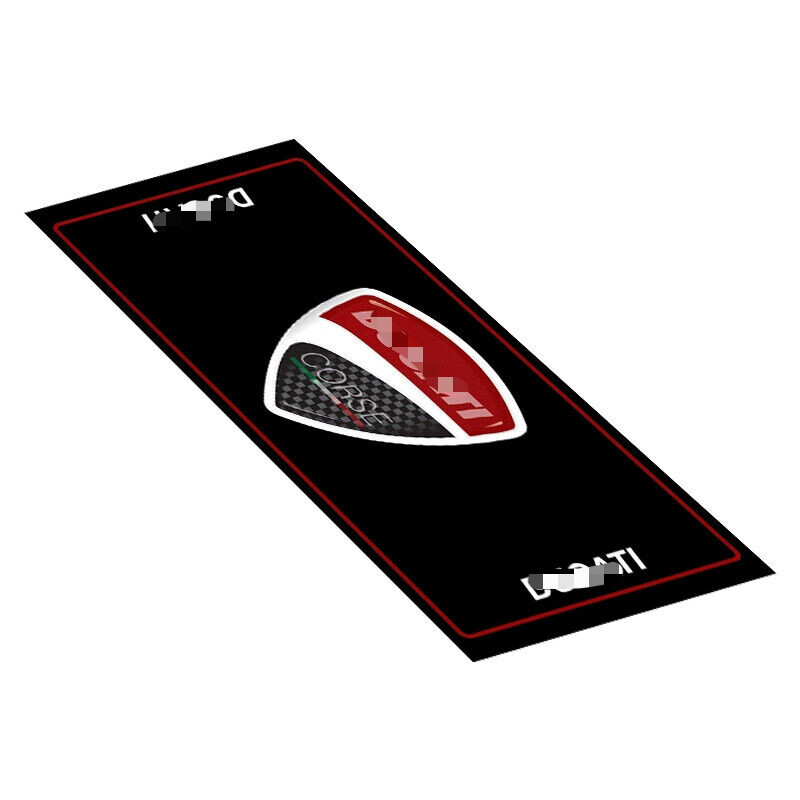 Motorcycle Garage Floor Pit Mat Workshop Carpet For Ducati Race