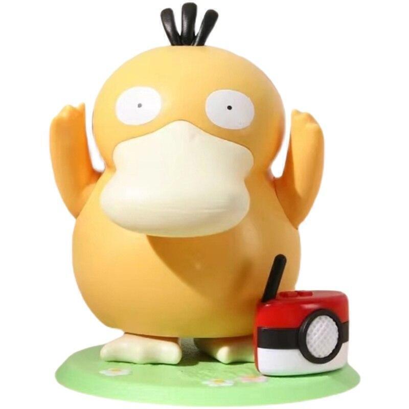 2023 Dancing Psyduck toy Duck square dance music box Action Figure Gift