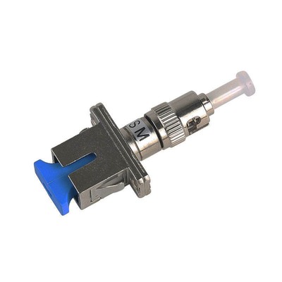 FTTH Single Mode 9/125Simplex ST UPC Male To SC UPC Female Hybrid Fiber Adapter