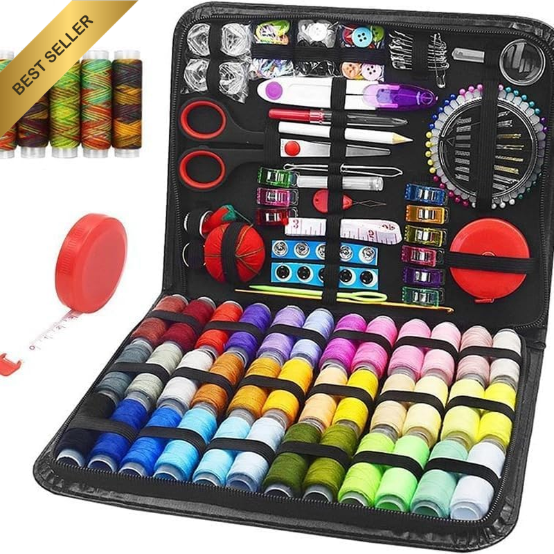 Sewing Kit Gift for Family, 229 Pcs Parts in Sewing Kit, Suitable for Travel Hom