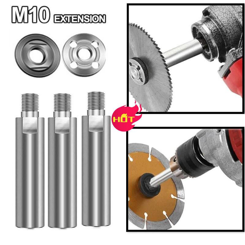 Angle Grinder Extension Connecting Adapter Rod M10 Polishing Accessories