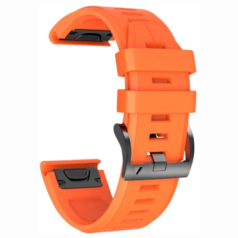 For Garmin Fenix 7 7X Pro 6 6X 5 5X 3 HR Epix&nbsp;Pro 47mm 51mm Silicone Band Strap