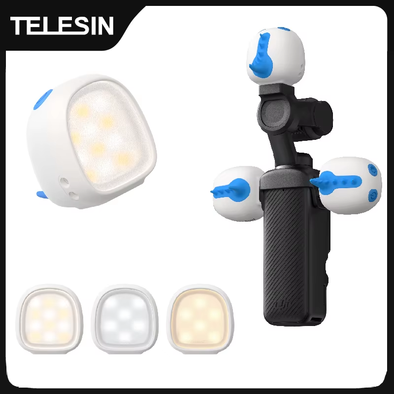 Magnetic Fill Light Mini Waterproof Quick Release Selfie Light For Pocket 3 Min