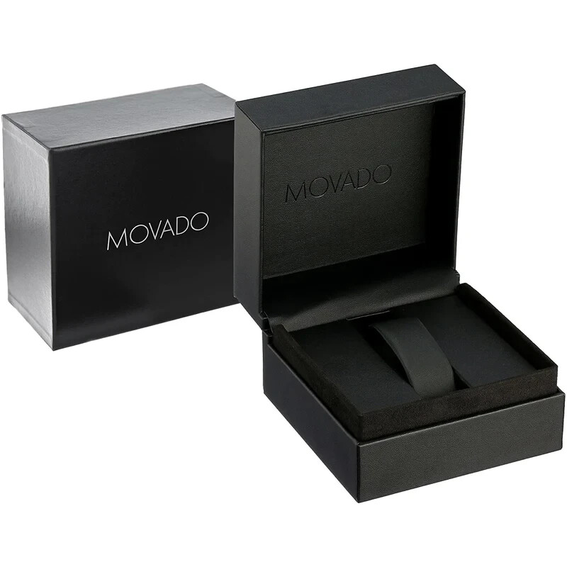 Pre-owned Movado Veturi 0607417 Men's Quartz Stainless Steel Watch - Retail Price $1195