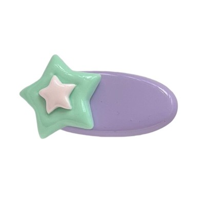 Cream Feeling Star Shape Hair Barrettes Teens Hairpin Candy Color Hair Clip
