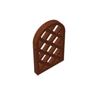 100x Part 30046 Pane for Wind0w 1x2x2 2/3 Lattice Diamond with Rounded Top