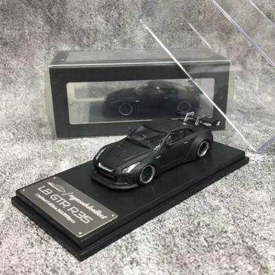 MC 1:64 Model Car Nissan GT-R R35 LBWK Alloy Die-Cast Vehicle -Matt Black
