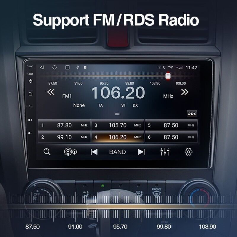 2 DIN Rotatable Android 13 Car Stereo Radio 10.1'' For 2005-2007
