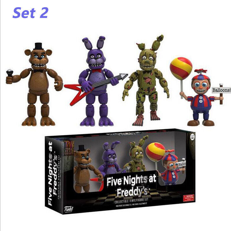 New FNAF FIVE NIGHTS AT FREDDY'S Springtrap SET Articulated Action