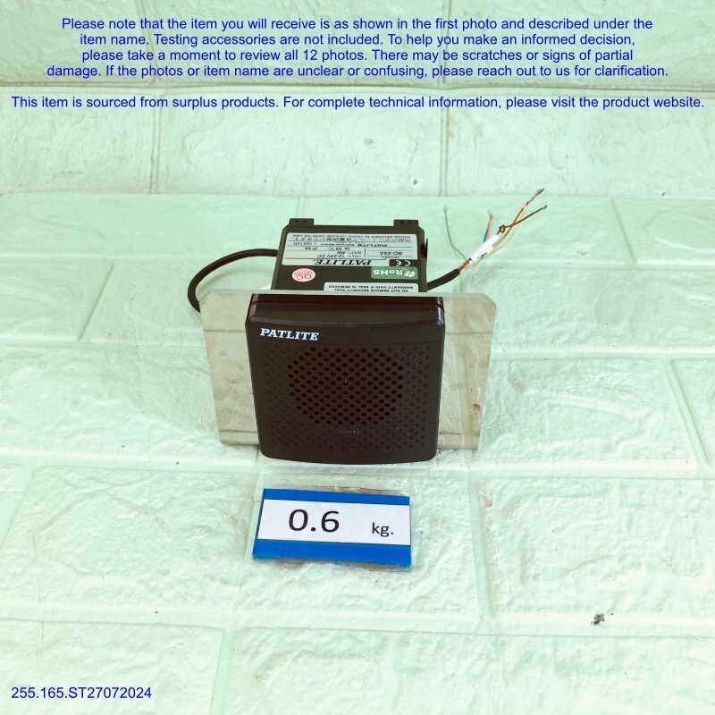 PATLITE BD-24A, Speaker as photos, sn:9925, FedExDHL