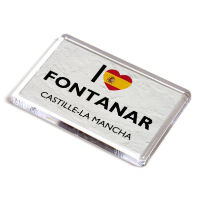 FRIDGE MAGNET - I Love Fontanar, Castille-La Mancha - Spain