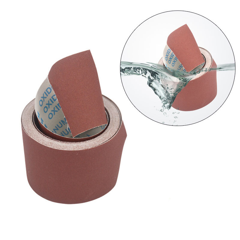 1m 60-1000 Grit Emery Roll Polishing Sandpaper Metalwork Woodworking Abrasive