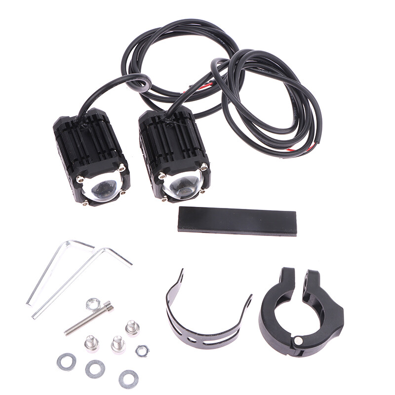 Universal Motorcycles Headlight Fog Light Led Auxiliary Driving Lamp Motorcyc-Mx