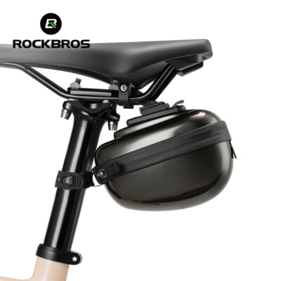 ROCKBROS Hard Shell Bicycle Tailbag Lightweight Convenient Portable Saddle Bag